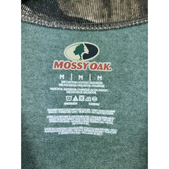 Mossy Oak Reglan Tee Shirt Men's Size Medium Camouflage - Picture 5 of 7